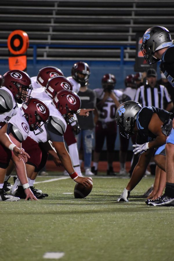 Football team playing against Springdale.