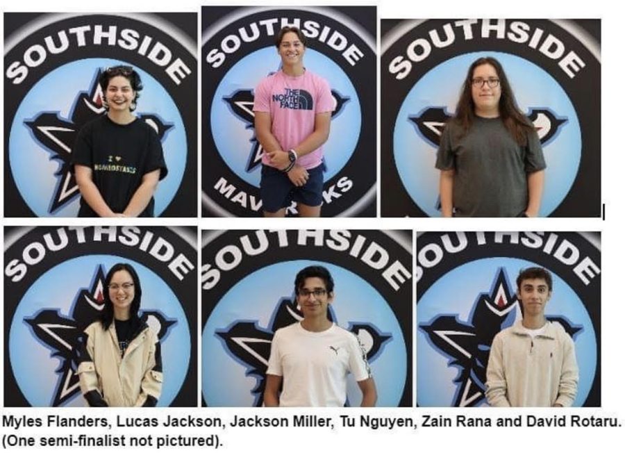 National Merit Semifinalists from the Southside High School Mavericks Instagram Page.