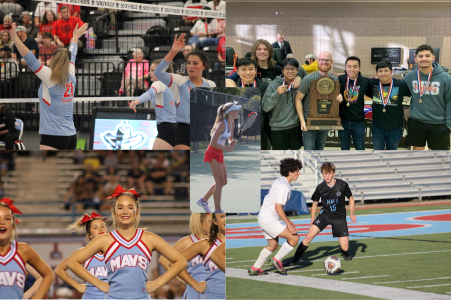 Southside volleyball, tennis, cheer, esports, and soccer

Photos by: Rachel Stubblefield, Jillian Olienyk,, and Haley Richmond