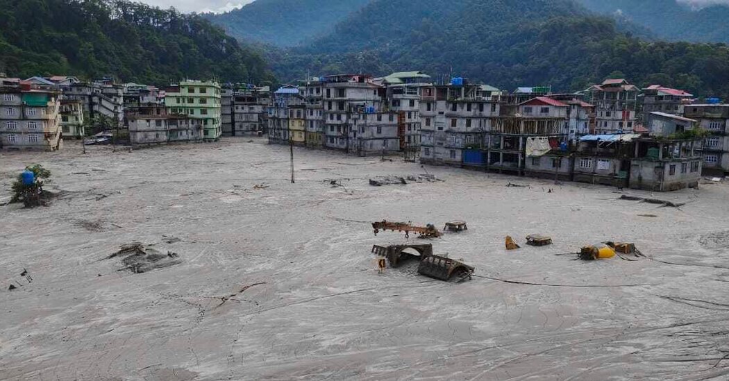 Rare Flooding in India